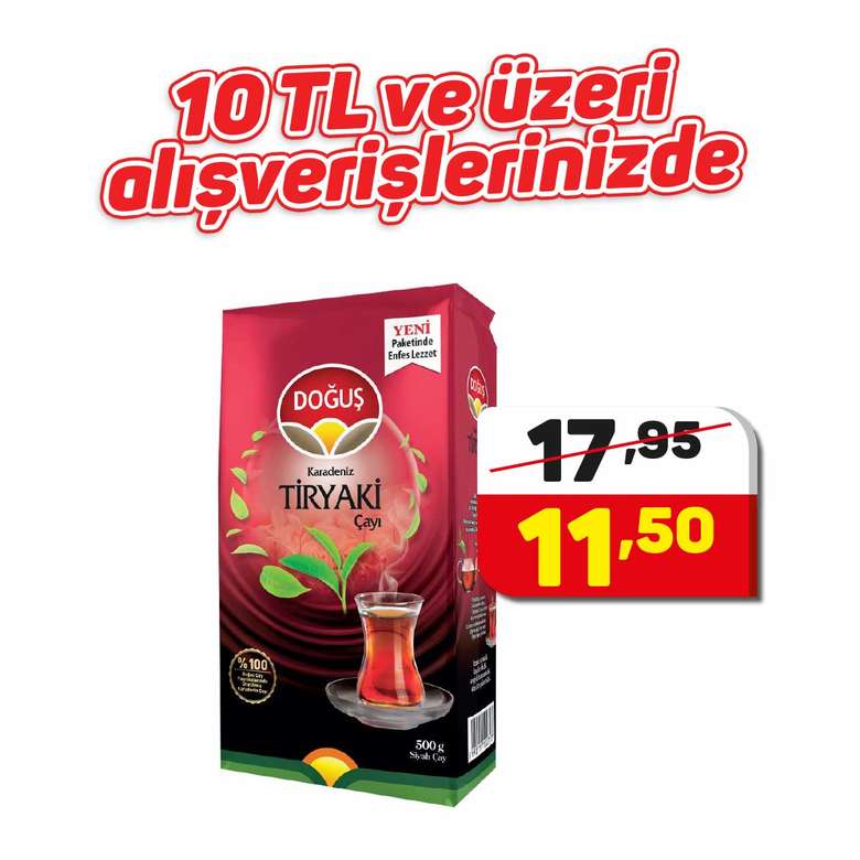 Doğuş Karadeniz Tiryaki Black Tea 500 G