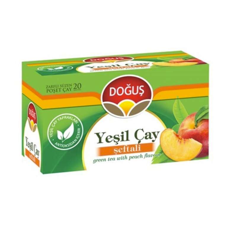 Doğuş Green Tea with Peach 20 Packs