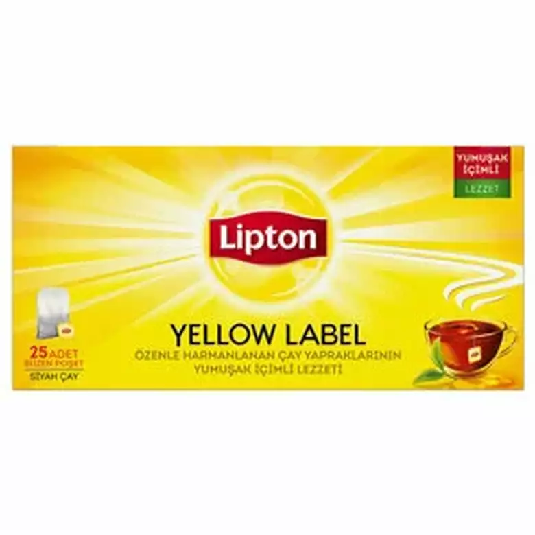 Lipton Yellowlabel Glass Tea Bag 25pcs