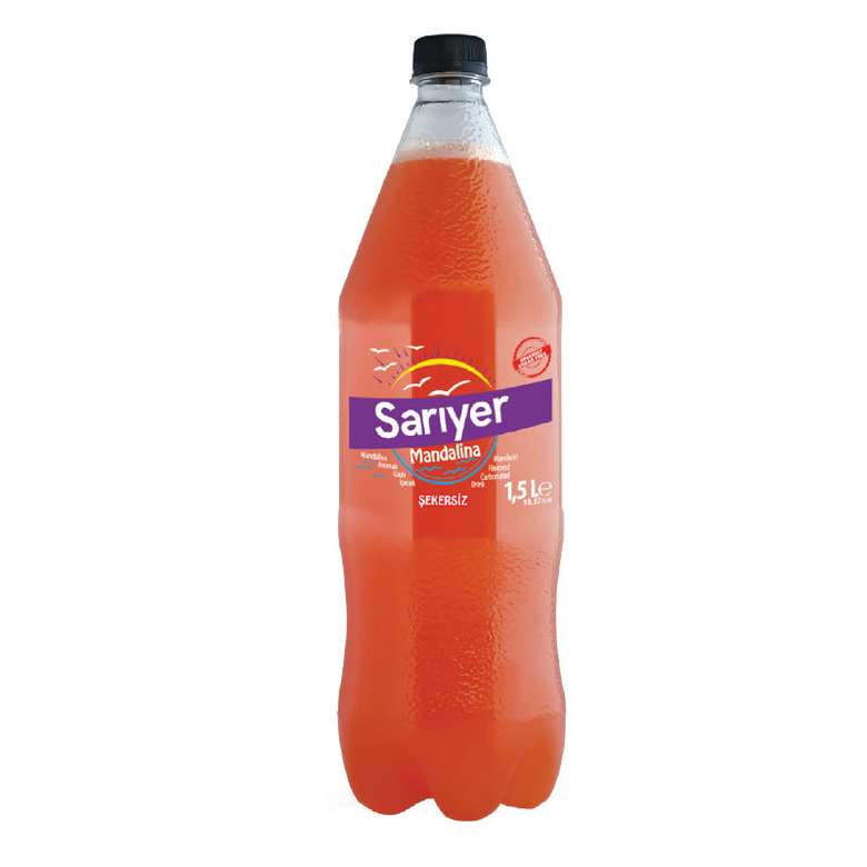 Sarıyer Carbonated Drink Soda Tangerine 1.5 L