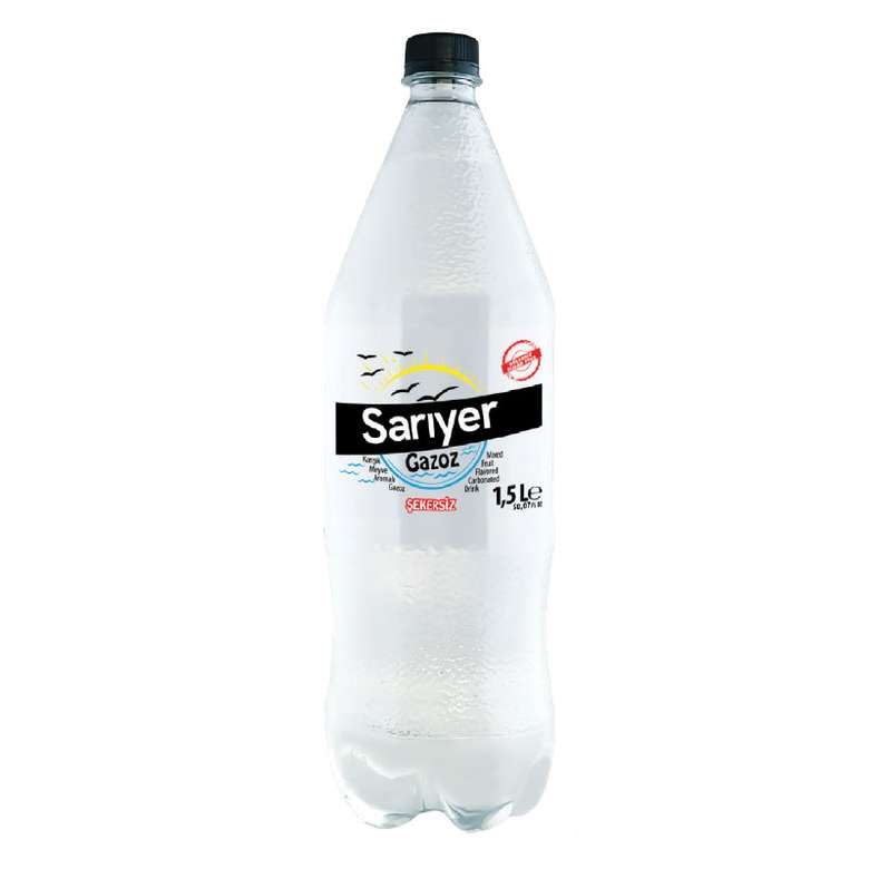 Sarıyer Carbonated Drink Soda Sugar Free 1.5 L