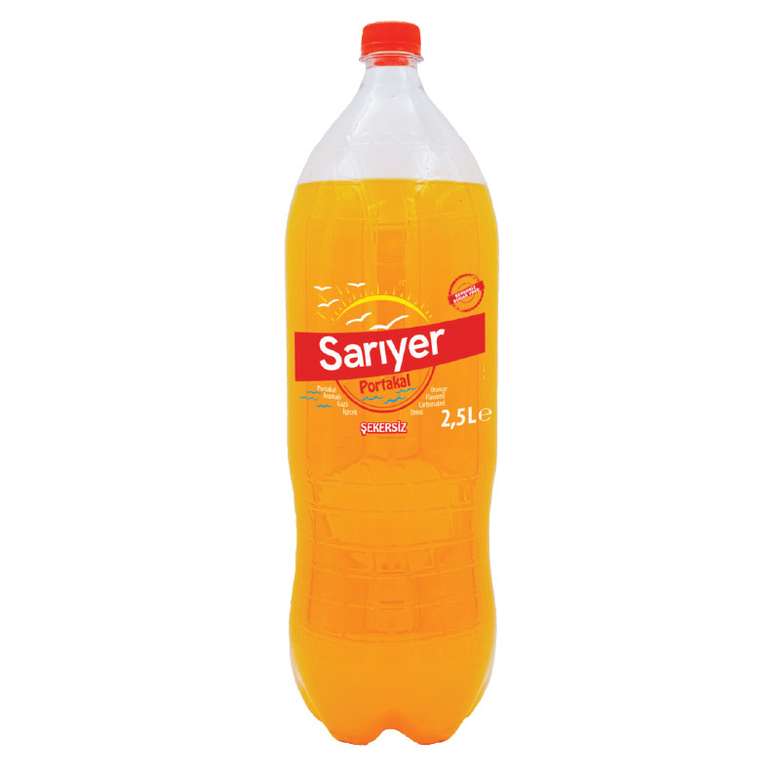 Sarıyer Carbonated Drink Orange 2.5 L