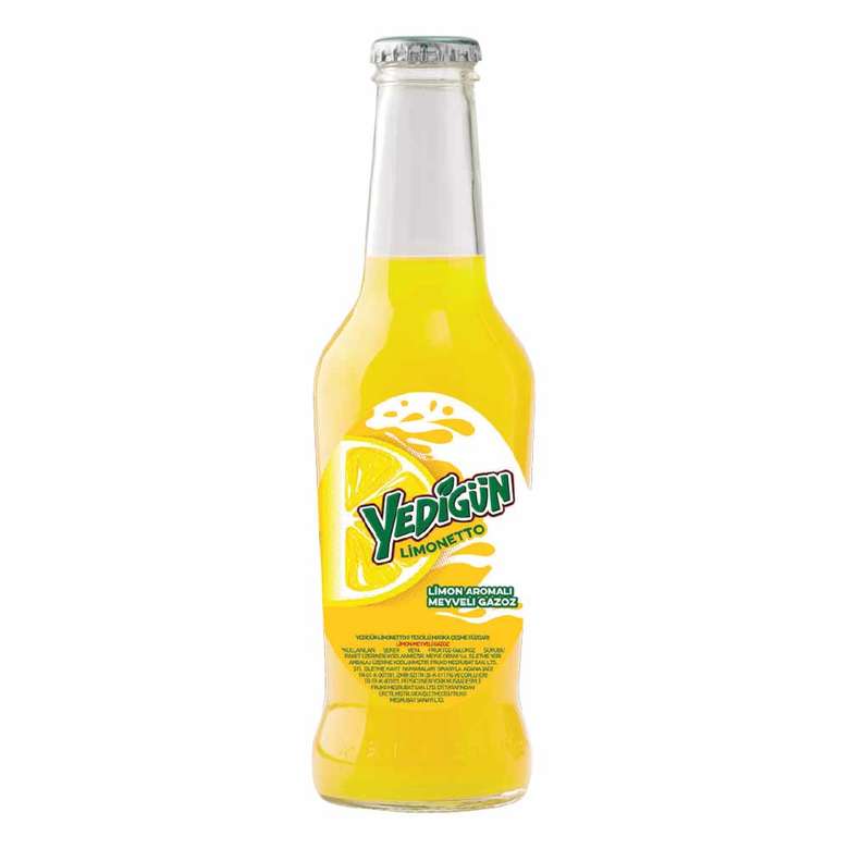 Yedigün Carbonated Drink Fruit Limonetto 250ml