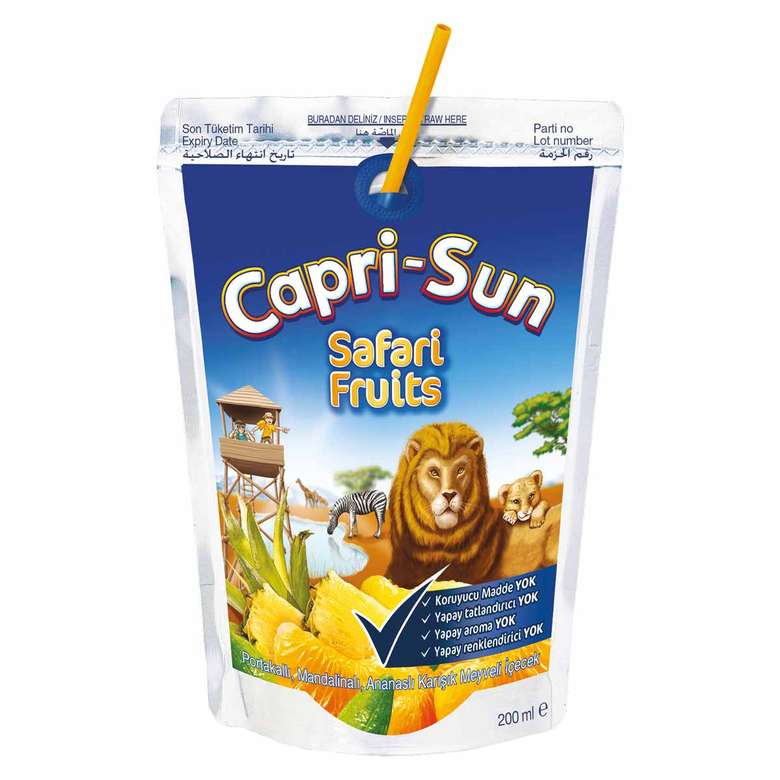 Capri Sun Fruit Drink Safari 200 Ml