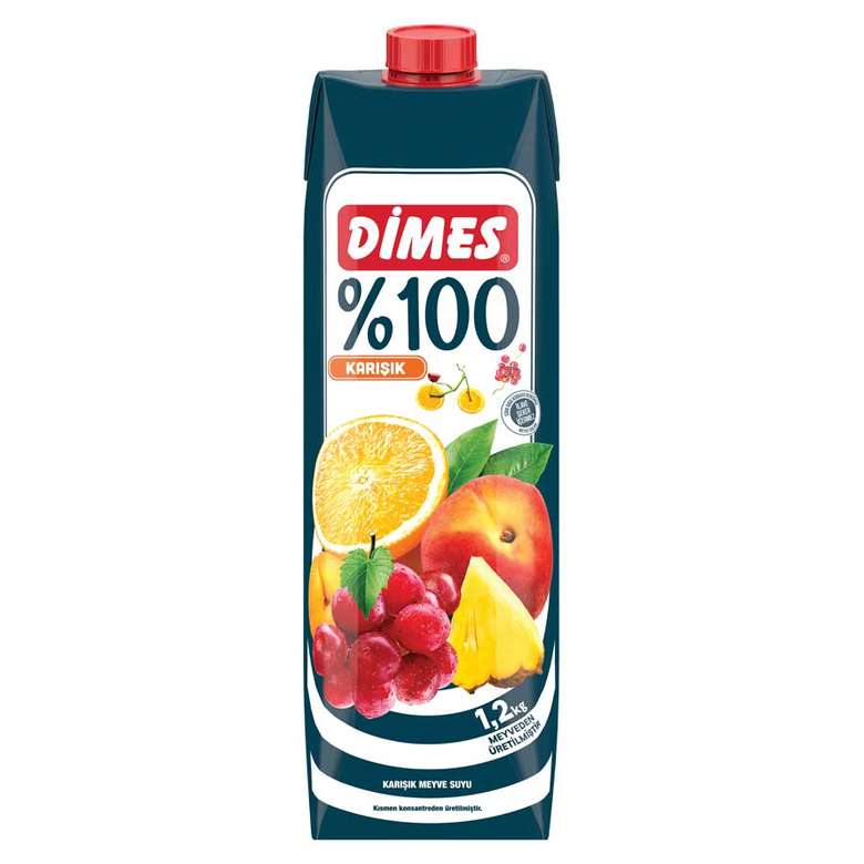 Dimes Fruit Juice 100% Mixed 1 L