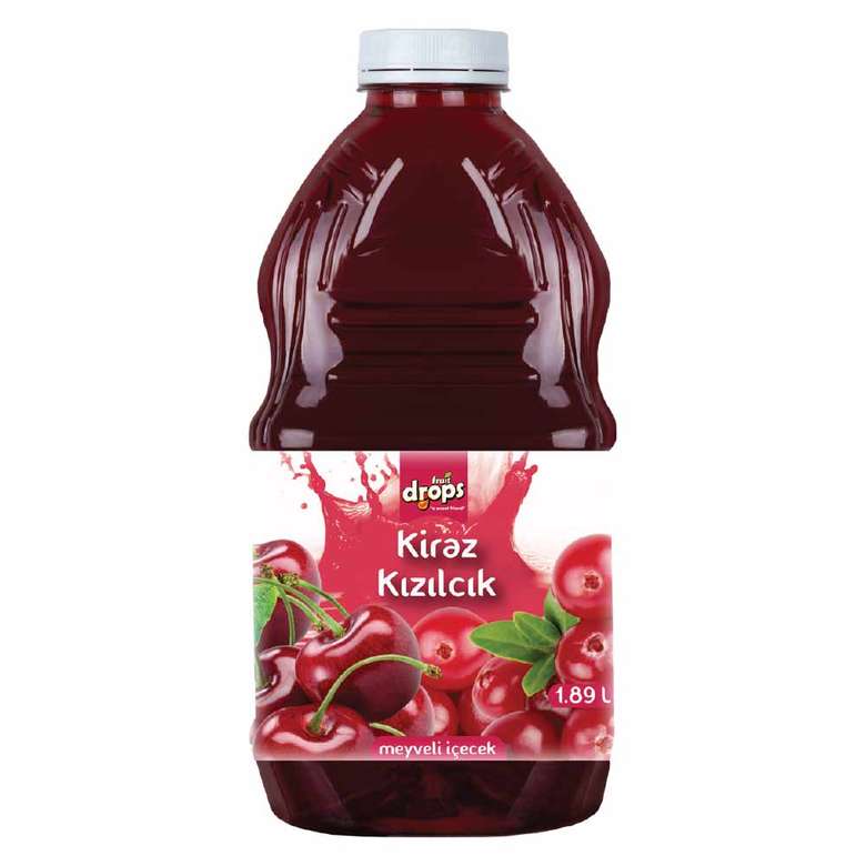 Fruit Drops Cranberry Cherry Fruit drink 1.89 L