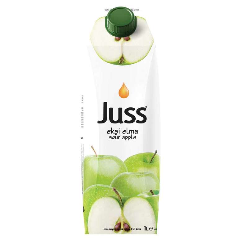 Juss Fruit Drink Sour Apple 1 L