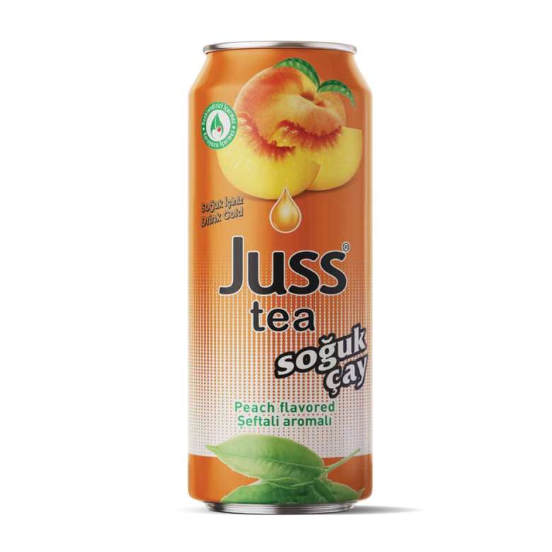 Juss Tea Peach Flavored Cold Tea 500 ml