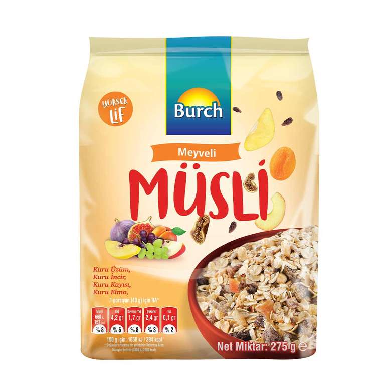 Muesli with Fruit 275 G Burch