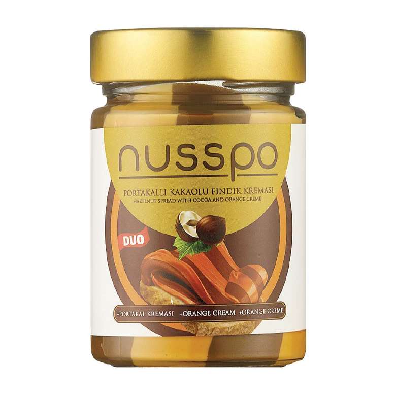 Nusspo Cocoa Hazelnut Cream Orange Duo 350 G