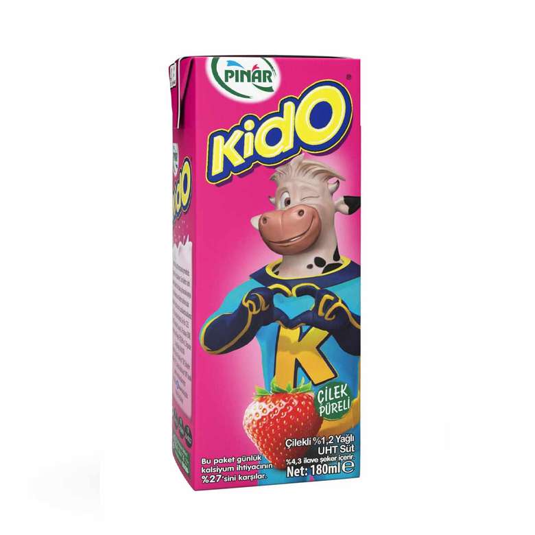 Pınar Kido Strawberry Milk 180 Ml