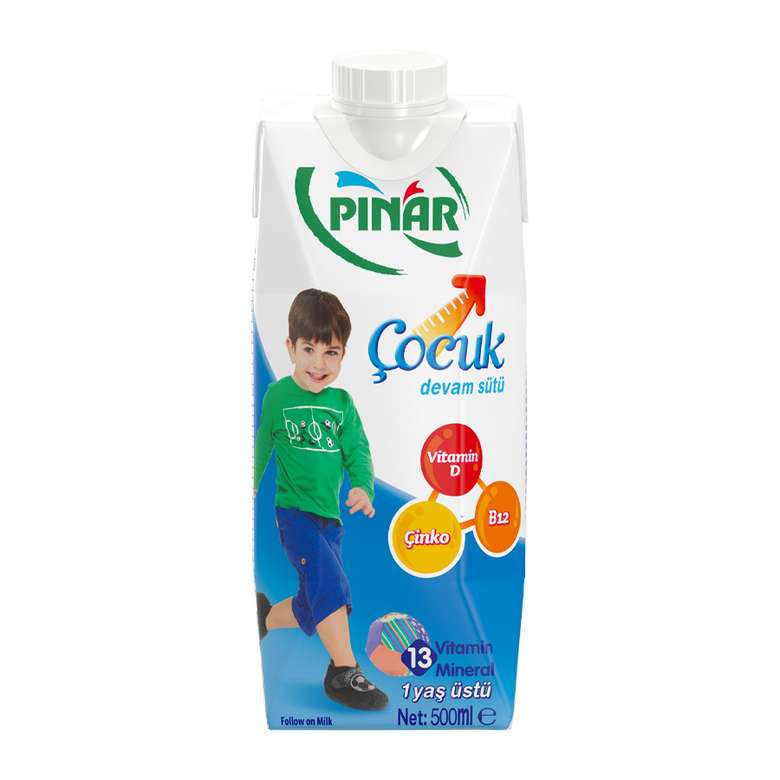 Pınar Süt Kids Continue (3% Fat) 500 Ml