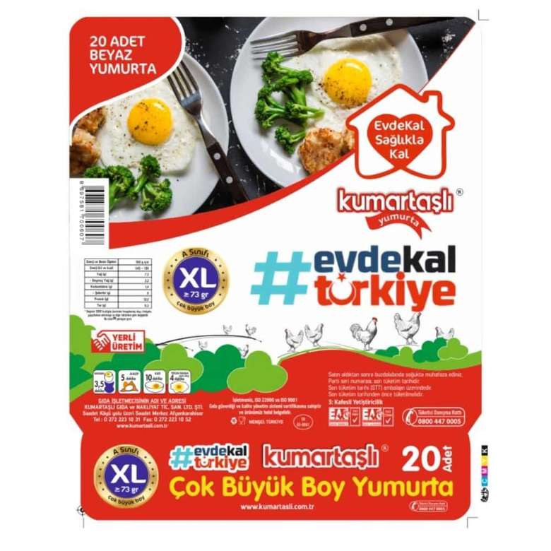 Eggs 20 XL 73 g