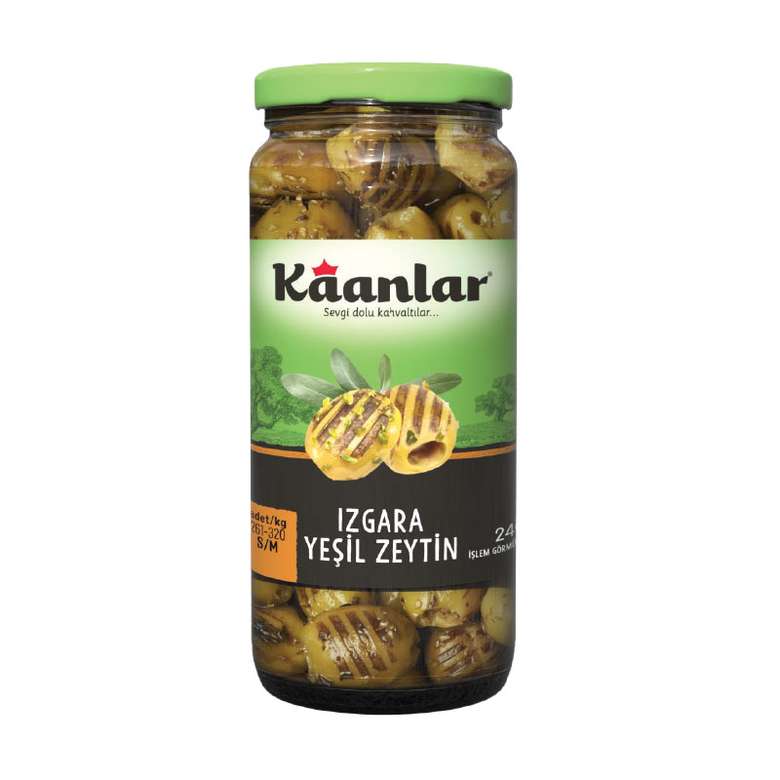 Kaanlar Green Grilled Olives 240 G