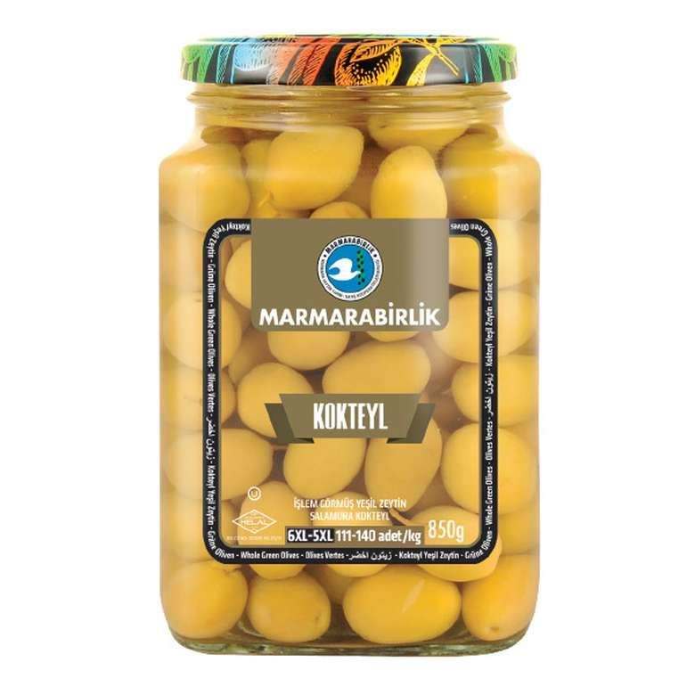 Marmarabirlik Green Cocktail Olive 5XL-6XL 850 G