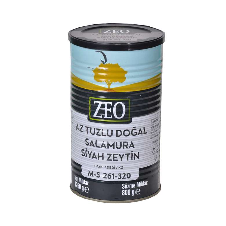 Zeo Black Olive Low Salt Ms 800 G