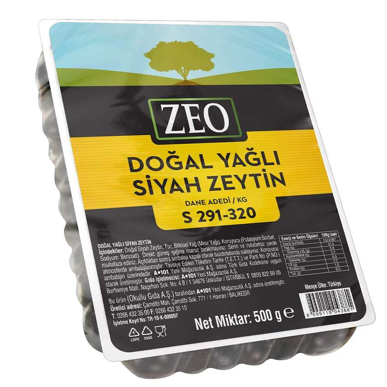 Zeo Black Olive S 500 G