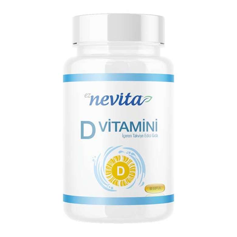 Eznevital Food Supplement Vitamin D 60 Pieces