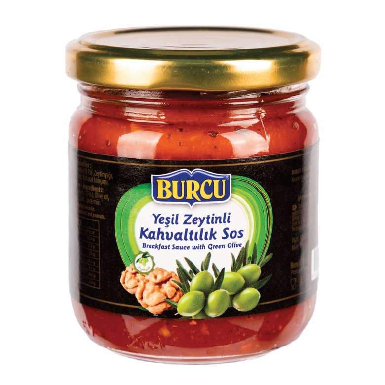 Burcu Breakfast Sauce with Green Olives 200 G