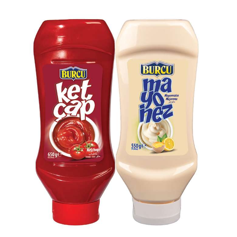 Burcu Ketchup & Mayonnaise Set 650/550 G