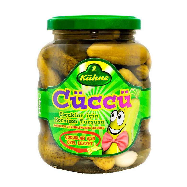 Kühne Cüccü Pickled Gherkin 340 G