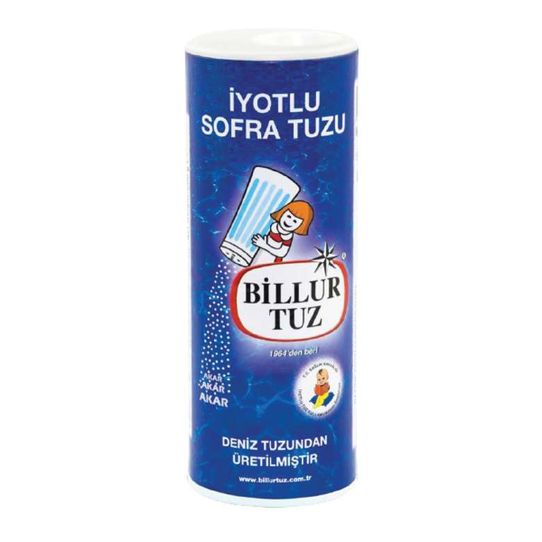 Billur Salt with Salt Shaker 125 G