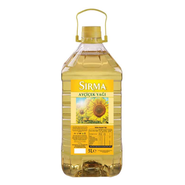 Sırma Sunflower Oil Pet 5 L