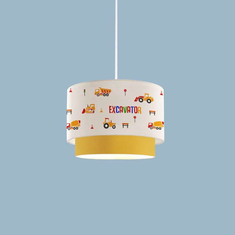 Homing Kids Fabric Printed Pendant Lamp AYD-3030