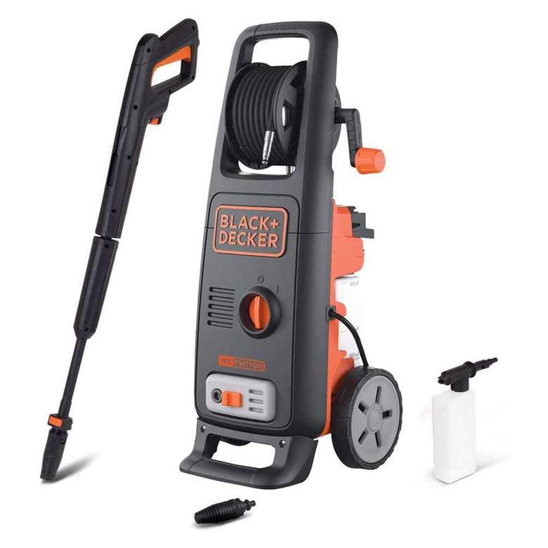 Black&Decker BXPW1700E 1700 W 130 Bar Pressure Washer Washing Machine