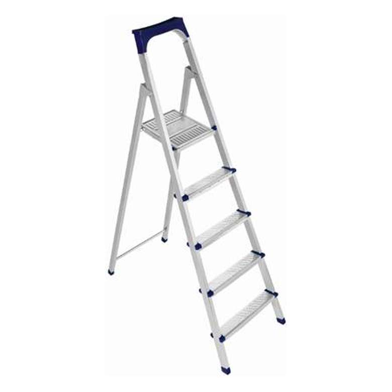 Liva 4+1 Galvanized Ladder