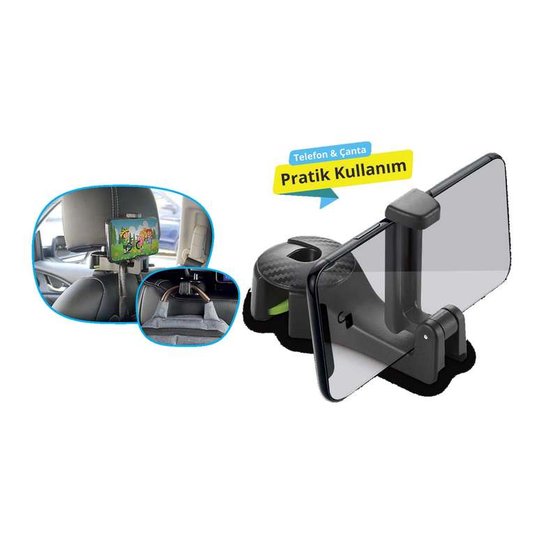 Piranha 5432 Backseat Phone Holder And Strap