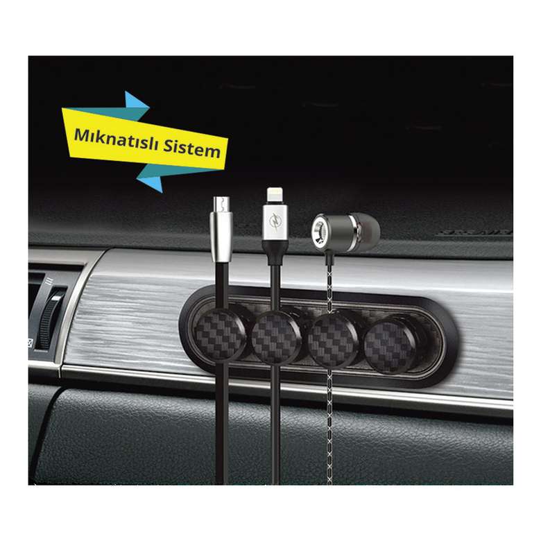 Piranha 5438B Magnetic Cable Organizer