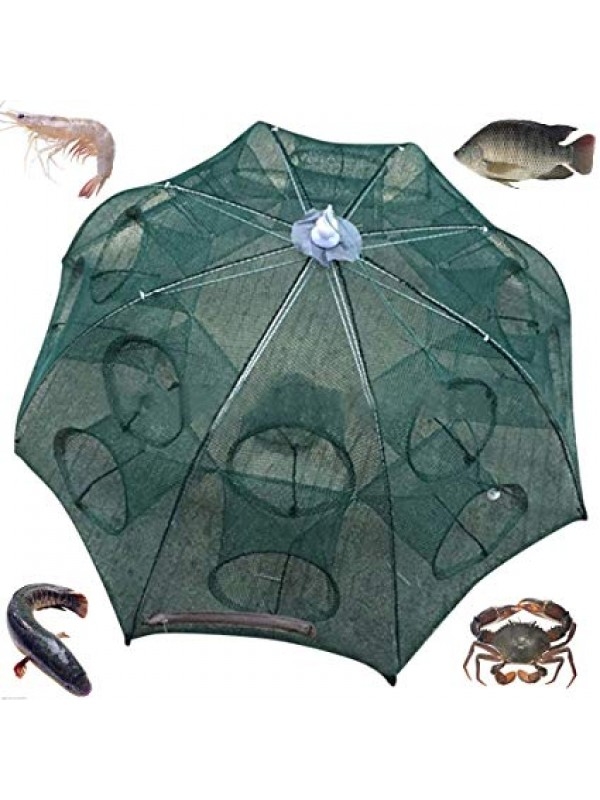 Large Fish Catch Net With 16 Pockets