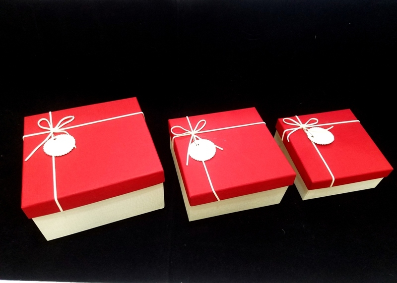 3-Pack Square Gift Box