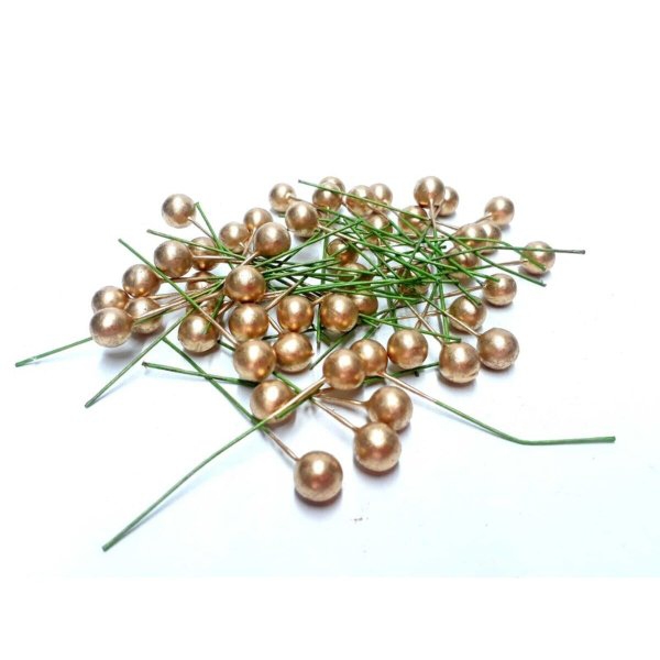 300 Pieces Golden Yellow Cici Ball 1 Cm