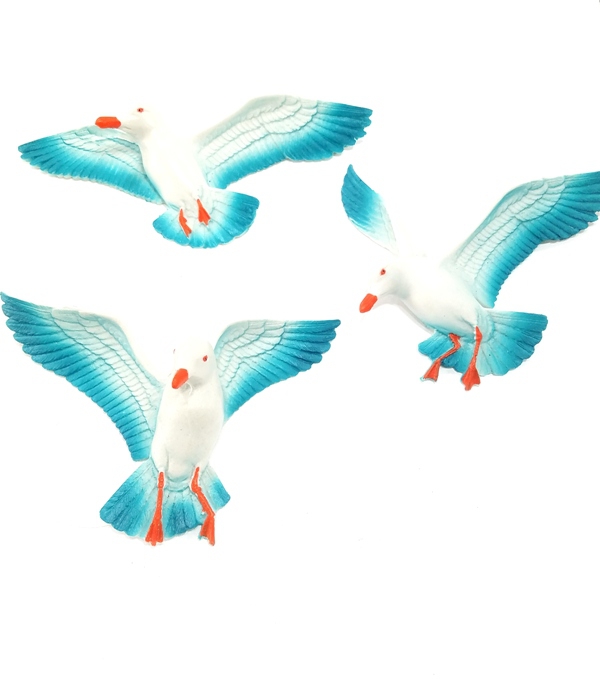 3 Piece Decorative Seagull Wall Ornament