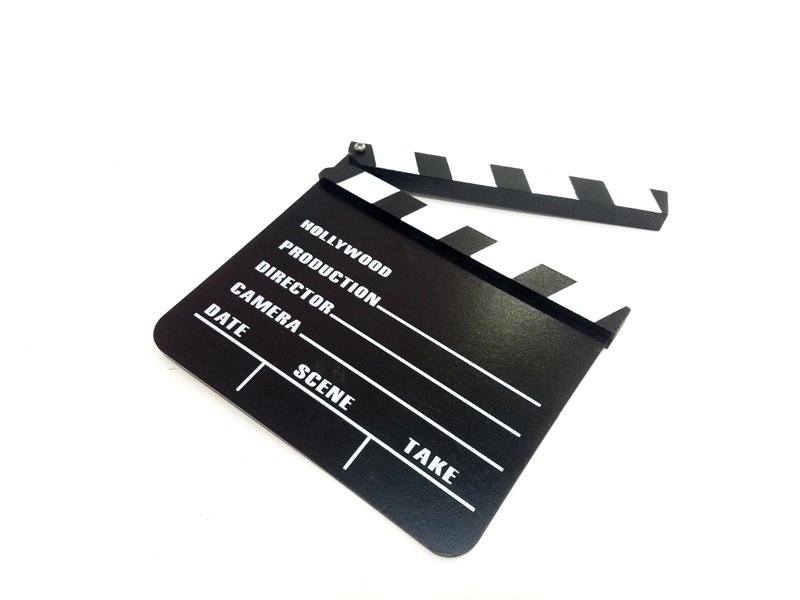 Wooden Cinema Clapperboard