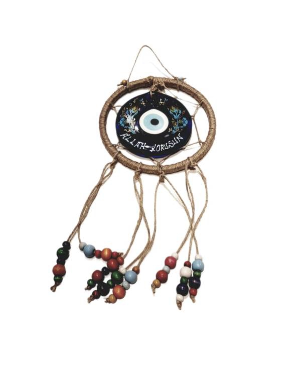 God Bless Evil Eye Beaded Ornament