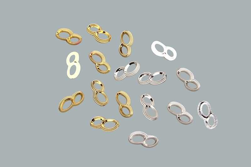 Wedding Links Double Big Gold P100-100