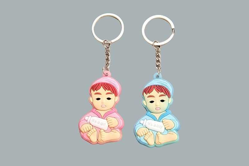 Keyring Baby Blue P10-1000