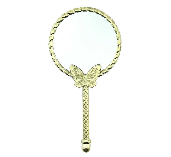 Mirror Round Butterfly Handle Patterned Altinp10-1000