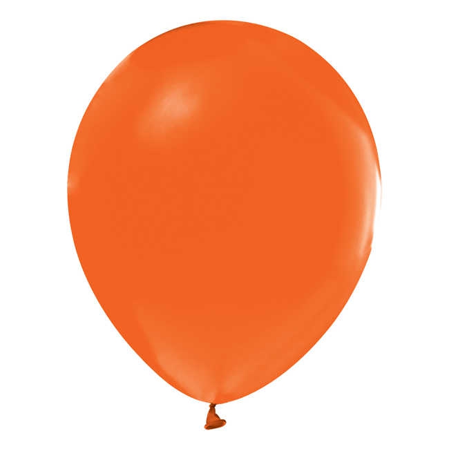 Balloon Flat 12 Inch Light Orange Pk:100 Kl:50