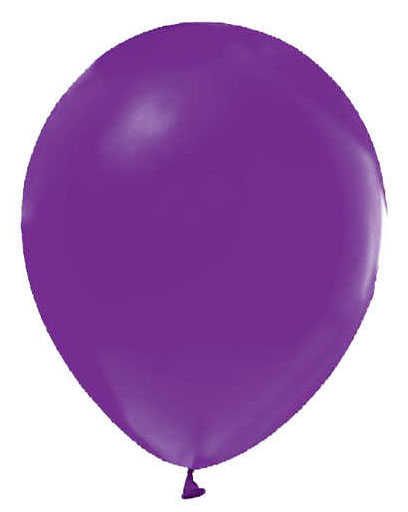 Balloon Flat Pastel(Macaron.Powder Balloon)12 Inch Lilac Pk:100 Kl:50