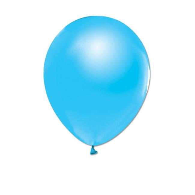 Balloon Metallic 12 Inch Light Blue Pk:20 Kl:36