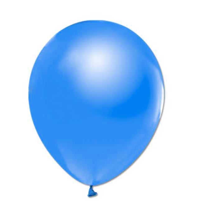 Balloon Metallic 12 Inch Blue Pk:100 Kl:50