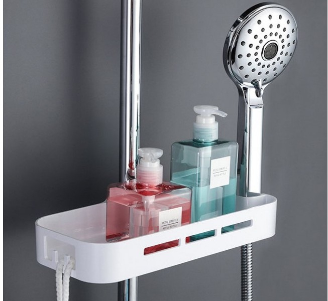 Bathroom Shower Organizer Plastic Soap Dispenser