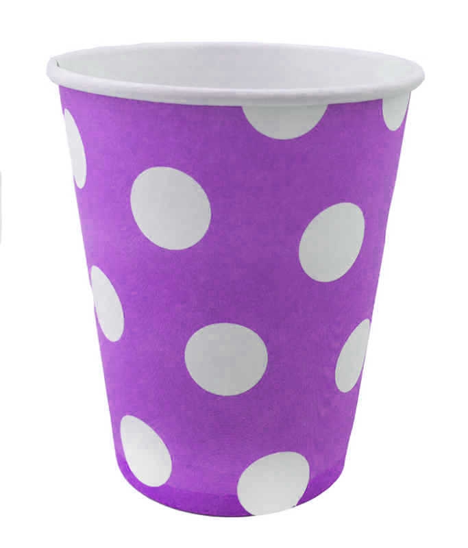 Cup Carton Point Purple 8Oz P8-100