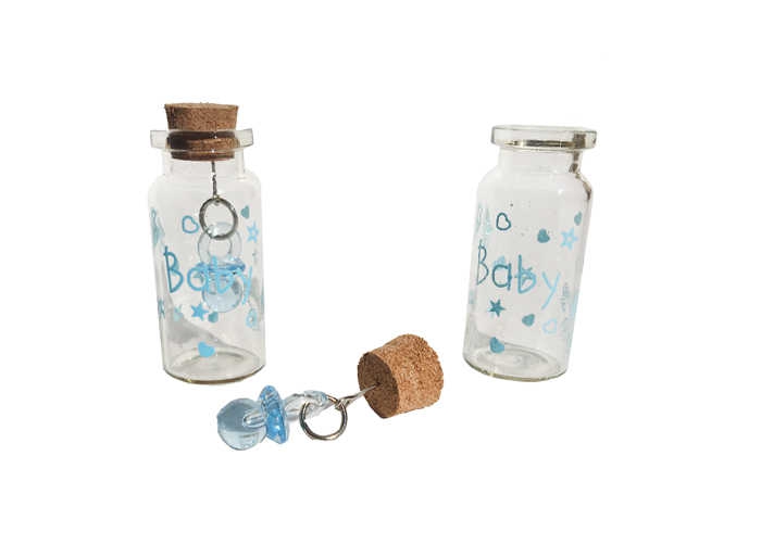 Baby Candy Cork Cap Spout Bottle Blue Color