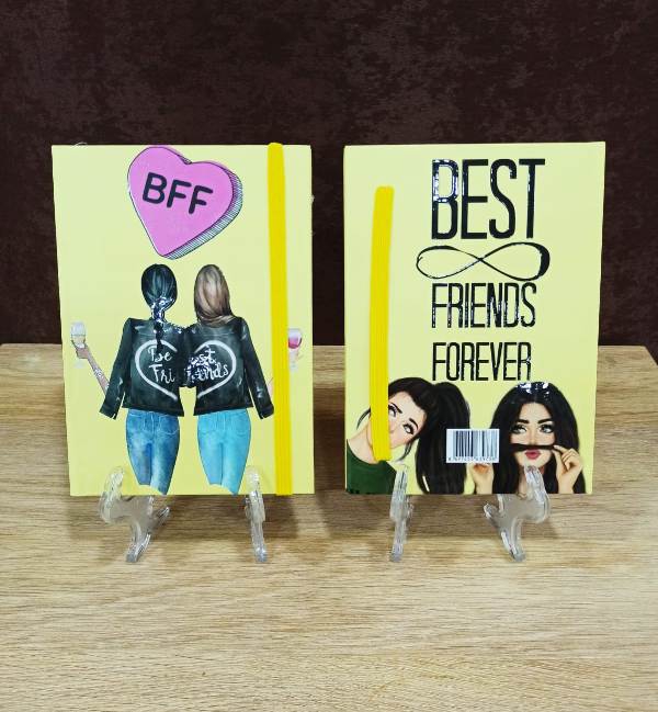 Best Friends Printed Gift Notebook 80 Sheets