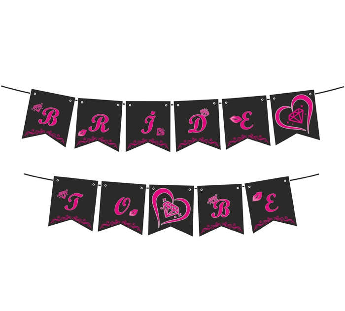 Bride To Be Pennant Flag